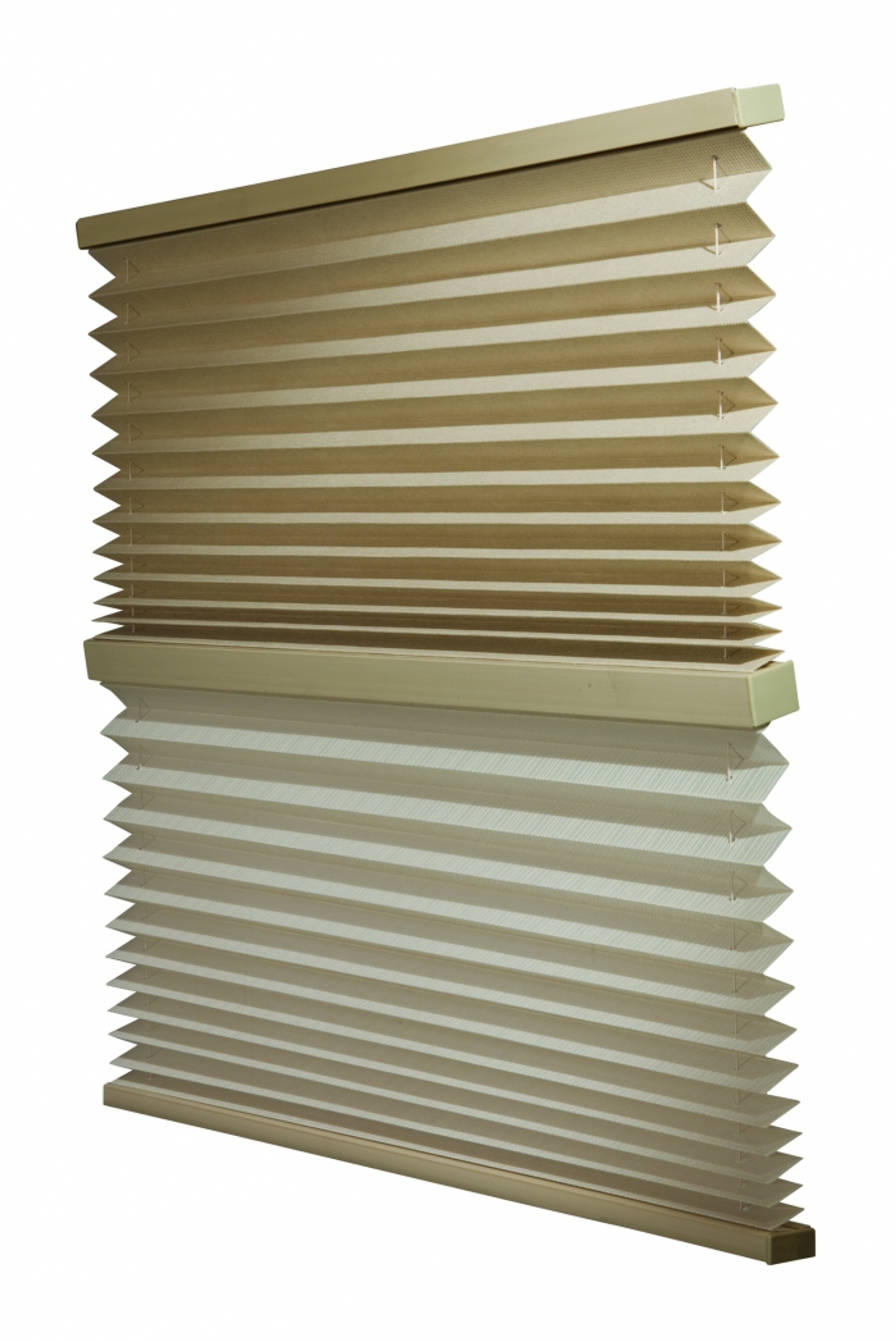 Custom Pleated RV DayNight Shade, 241/2"32" Wide, Short Drop
