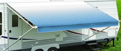 Carefree vinyl RV awning, Fiesta 23'