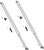 Fiesta/Spirit Awning Arm Set Component, Universal Straight Sides, Black