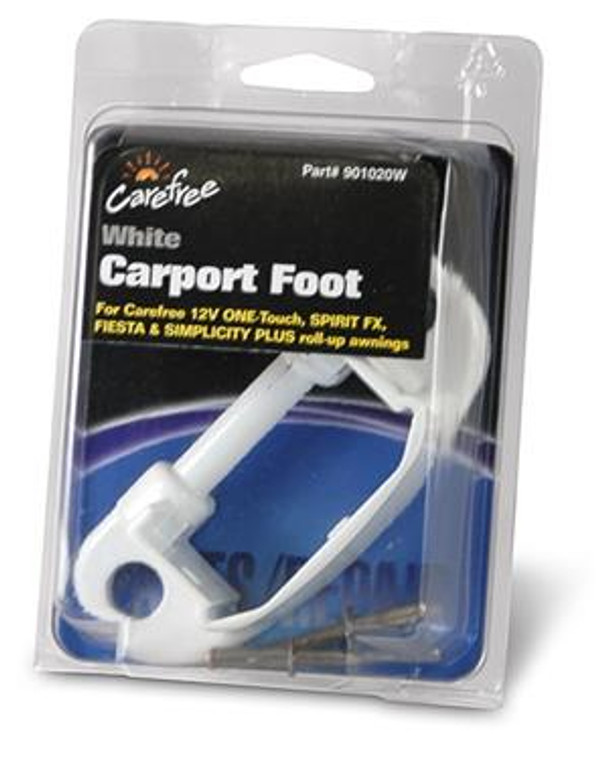 Carport Foot, White