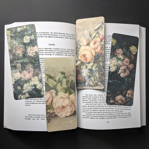 Vintage Floral Roses Paint Art Bookmark Vintage Floral Roses Paint Art Bookmark