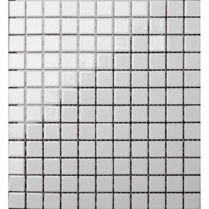 White Gloss 25mm Mosaic