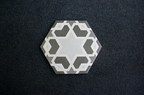 Hexatile Harmony Black & White