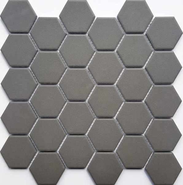 D.Grey Matt Hexagon Mos 50mm