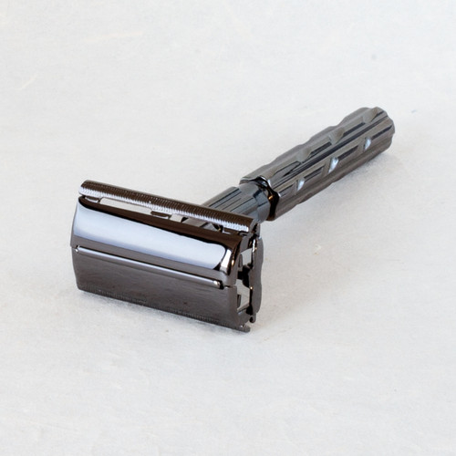 parker double edge safety razor with titan finish handle