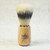 omega ash wood handle shaving brush with sketched boar bristles