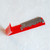 dovo shavette red plastic blade holder with blade