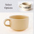 tan melamine soap mug options