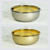 nickel or gold plated shaving soap holder bowl