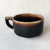 ceramic brown tone shaving soap mug