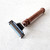 rosewood handle three blade mach3 razor