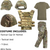 Kids Multicam Tactical Costume