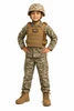 Kids Desert Digital Combat Costume