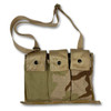 US GI Military Issue 3 Color MOLLE 6 Mag Bandoleer