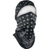 Convertible Balaclava Black Paisley