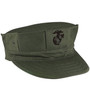 USMC Olive 8-Point Utility Cover with Emblem