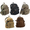 Mini Vintage Compact Canvas Military Style Backpack