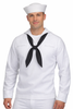 GI US Navy White Poly Middy Top