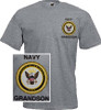 Navy Grandson T-Shirt