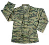 Vintage Vietnam Era Tiger Stripe Fatigue Shirt
