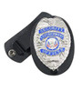Leather Clip-on Badge Holder / Swivel Snap