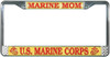 Marine Mom License Plate Frame