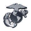 Metal Eagle Globe and Anchor Auto Emblem 
