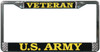 US Army Veteran License Plate Frame