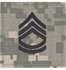 Sgt First Class Rank w/ Hook fastener 
