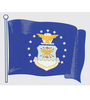 US Air Force Flag Decal