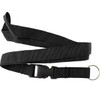 Solid Black Lanyard Keychain - Neck Strap Key Ring