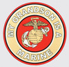 My Grandson is a Marine Sticker