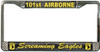 101st Airborne License Plate Frame