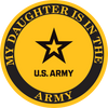 My Daughter is in the Army Decal Sticker