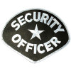 Black & White Security Officer Patch