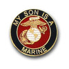 My Son Is A Marine Hat Lapel Pin