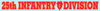 US Army 25th Infantry Division Window Strip