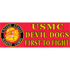 Marine Corps Devil Dog-Bumper Sticker