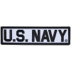 U.S. Navy Tab Patch (white/black)