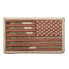 American Flag Reversed Patch Multicam w/ Hook Back 