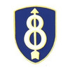 US Army 8th Infantry Division Hat / Lapel Pin