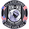 POW-MIA Large Jacket Patch – Round
