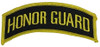 US Army Honor Guard Patch Black & Yellow 4"