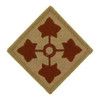 US Army 4th Infantry Division Patch - Desert