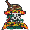 Death before Dishonor Skull and Snake Patch