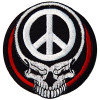 Peace Sign Skull Patch