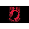 POW MIA Flag Red and Black