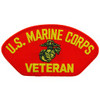 USMC Veteran Patch - Red