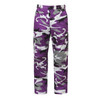 6-Pocket Purple Camo Pants
