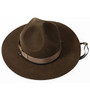 100% Wool Felt Campaign Hat for Drill sergeants, State Troopers, Camp Counselors